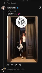 ثريدز هيفا وهبي