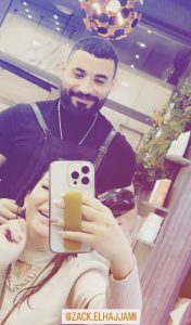 ديما بياعة في صالون التجميل
