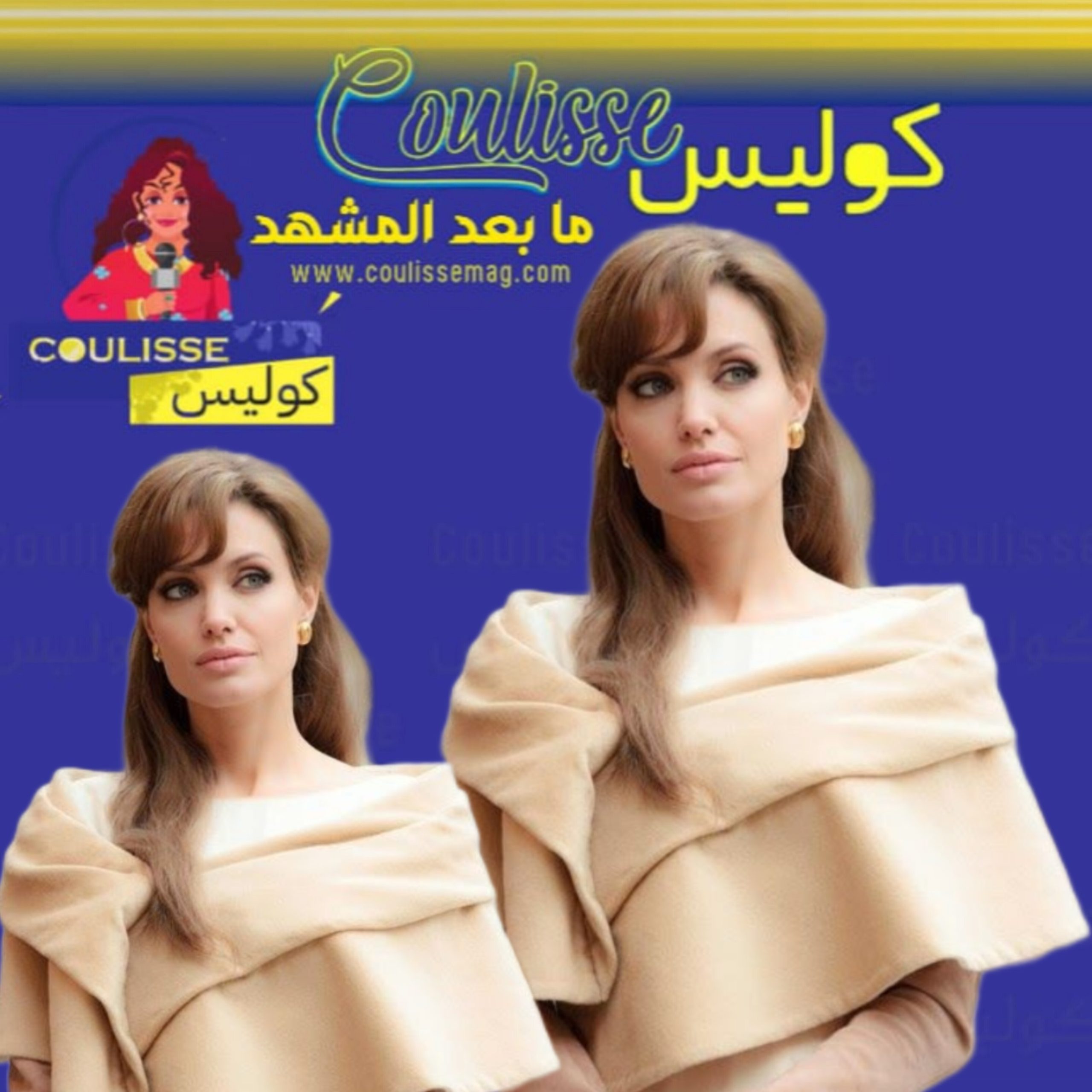 امرأة تقتحم مكان أنجلينا جولي وردة فعلها غير متوقعة! - فيديو
