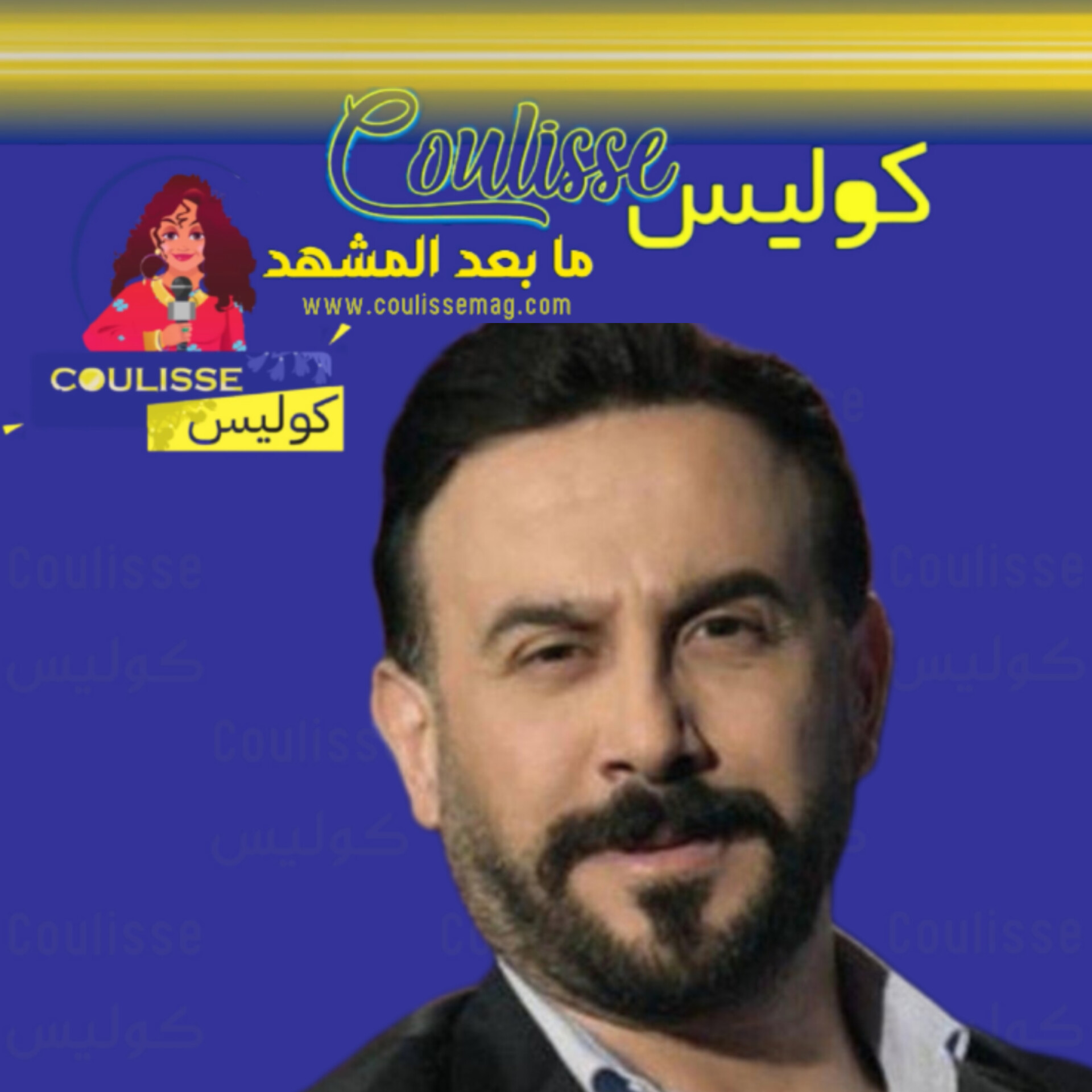 قصي خولي زار قبر والده الراحل وماذا ترك على قبره! - صورة
