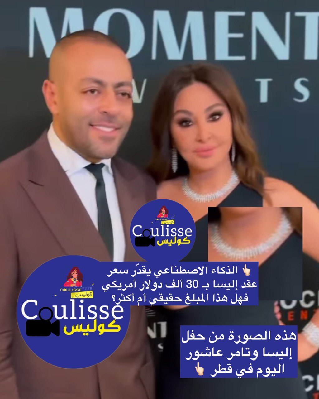 عقد إليسا الألماسي بـ ٣٠ ألف دولار.. الذكاء الاصطناعي لم يصدق السعر! - صورة