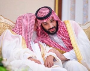 عبدالعزيز آل الشيخ وسمو الأمير محمد بن سلمان