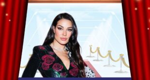 نادين نسيب نجيم تتألق بفستان جلدي بهذا اللون؟