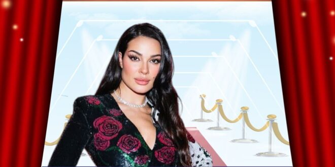 نادين نسيب نجيم تتألق بفستان جلدي بهذا اللون؟