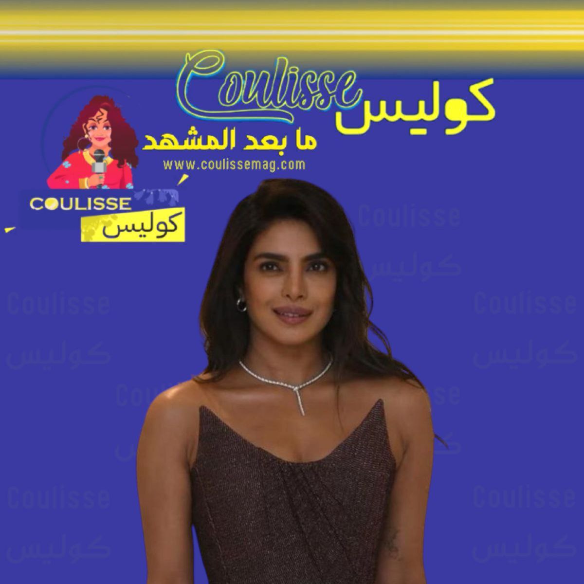 بريانكا شوبرا تخطف الأنظار بفستان بورغندي لامع في حفل بولغاري بمومباي