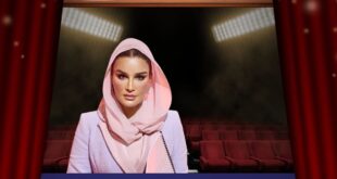 الشيخة موزا تخطف الأنظار بإطلالة بنفسجية راقية