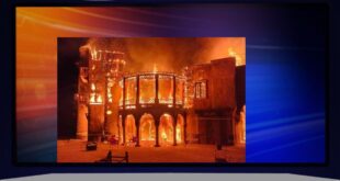 حريق مفاجئ يبتلع موقع التصوير… والسرّ ما زال داخل الرماد!