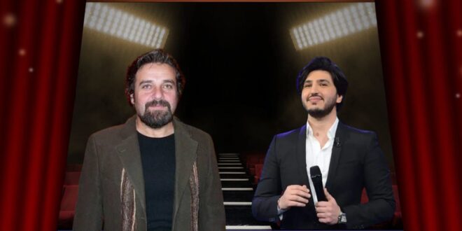 ماهر صليبي ومحمد شاكر بلقاء جميل في افتتاح كأس العرب 2025