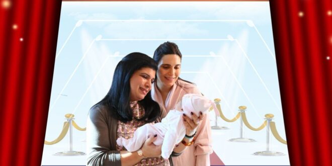 الأميرة سمية بنت الحسن تستقبل حفيدتها الجديدة