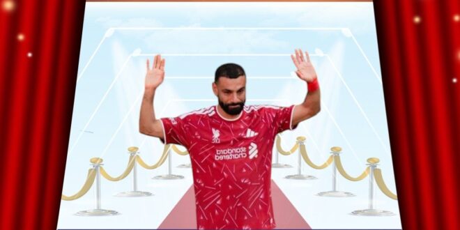 محمد صلاح يودع ليفربول بالدموع في ملعب أنفيلد
