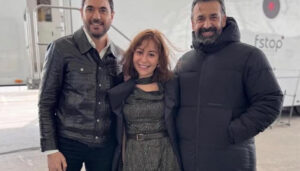 صورة منة شلبي مع أحمد عز وكريم عبد العزيز تتصدر السوشيال ميديا