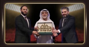 تكريم حبيب غلوم في مهرجان سوريا المسرحي بحضور وزير الثقافة